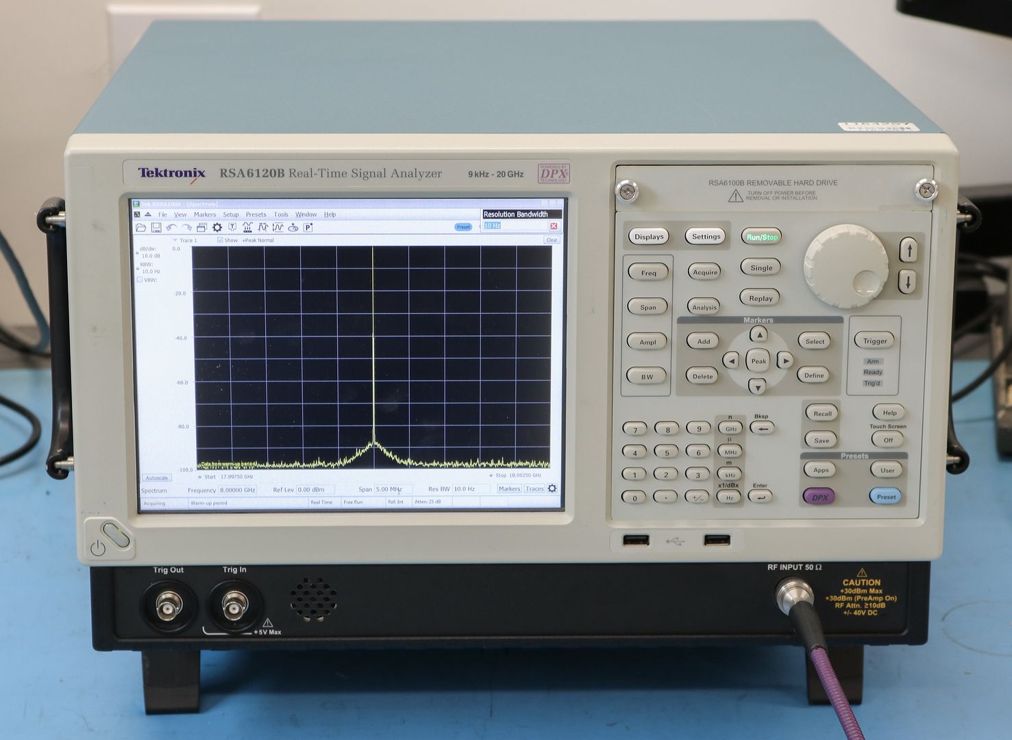 Tektronix RSA6120B 9kHz - 20GHz Real Time Signal Analyzer